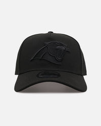 New Era Carolina Panthers 'Black on Black' 9FORTY A-Frame Snapback Black/Black