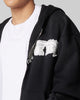 Loiter Peace To Make Zip Hoodie Black