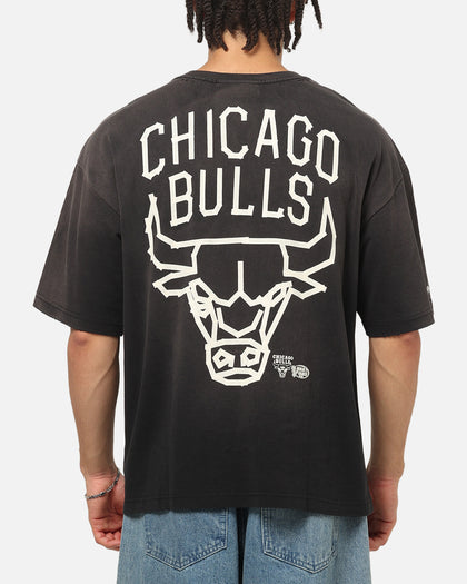 Mitchell & Ness Chicago Bulls Tape T-Shirt Black