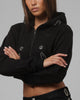 Loiter Women's Rodeo Cropped Zip Hoodie Black