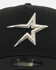 New Era Houston Astros 'Black And Team Color' 9FORTY A-Frame Snapback Black/Official Team Color
