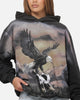 Represent Chrome Flight Hoodie Stained Black