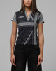 Loiter Women's Empire Polo T-Shirt Black