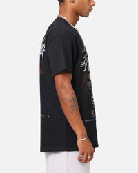 Goat Crew X Lord Of The Rings Gandalf Fire T-Shirt Black
