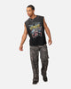 Guns N Roses Roses Sunfade Muscle Tank Black Wash