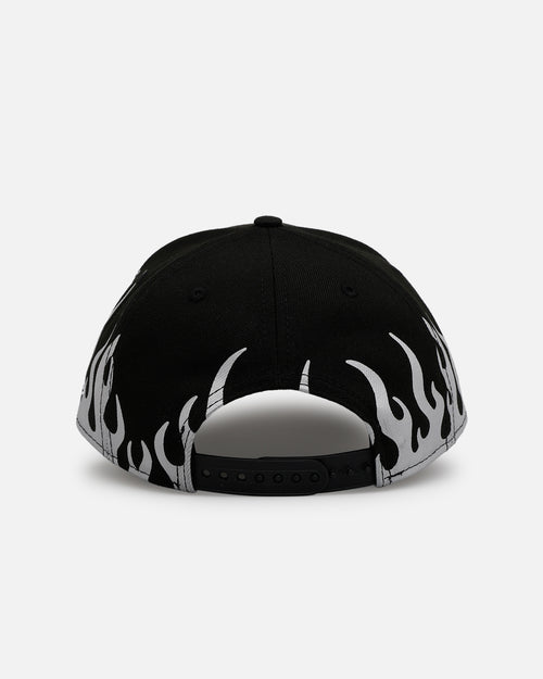 New Era Chicago Cubs 'Metallic Flames' 9FORTY A-Frame Snapback Black/Silver