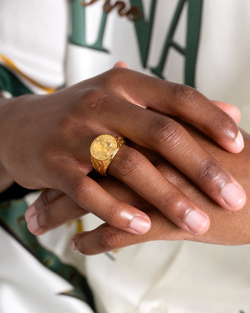 NXS Gladiator Ring Gold