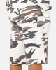 XXIII Printed Thermal Shorts Snow Camo