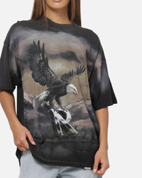 Represent Chrome Flight T-Shirt Stained Black