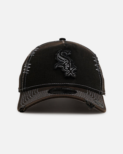 New Era Chicago White Sox 'Distressed And Worn' 9FORTY A-Frame Casual Strapback Black