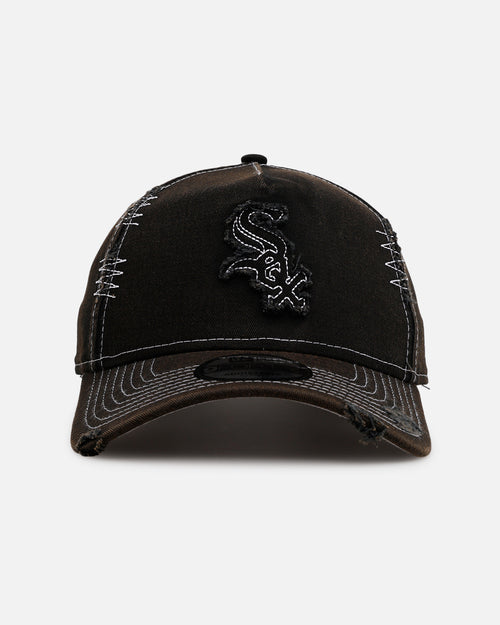 New Era Chicago White Sox 'Distressed And Worn' 9FORTY A-Frame Casual Strapback Black