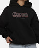 Carre Illusion Hoodie Solid Black