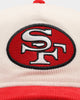 New Era San Francisco 49ers 'Throwback Corduroy' Golfer Snapback White