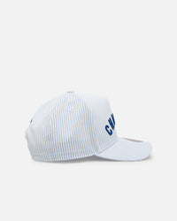 Mitchell & Ness Chicago Cubs 'Seersucker' Pro Pinch Snapback Blue/White