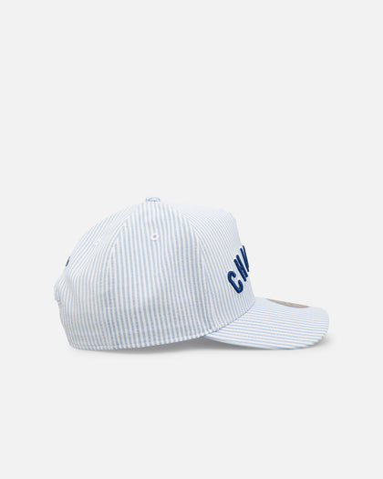Mitchell & Ness Chicago Cubs 'Seersucker' Pro Pinch Snapback Blue/White