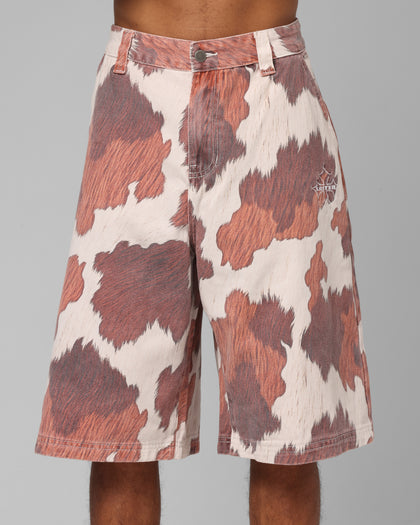 Loiter Hide Jorts Cowhide