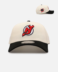 New Era New Jersey Devils 'Team Color Visor' 9FORTY A-Frame Snapback Chrome/Official Team Color