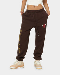 Mitchell & Ness Chicago Bulls Lux Brown Sweatpants Baroque Brown
