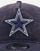 New Era Dallas Cowboys 'Washed Metallic' 9FORTY A-Frame Snapback Official Team Colors