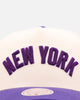 Mitchell & Ness New York Yankees 'Chainstitch Wordmark' Pro Pinch Snapback Purple