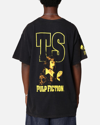 Pulp Fiction Mia Wallace Vintage T-Shirt Black Vintage