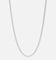 Saint Morta 2.7mm Diamond Curb Chain White Gold