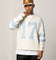 Carré Grid Iron Knitted Sweater Off White