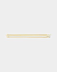 House Of Auric Cuban & Franco Stack Bracelet Set 18k Gold Vermeil