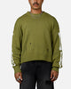 MNML Skeleton Knit Sweater Moss
