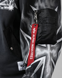 Alpha Industries x Loiter Full Zip Up Hoodie Black