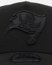 New Era Tampa Bay Buccaneers 'Black on Black' 9FORTY A-Frame Snapback Black/Black