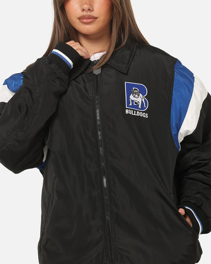 Bleacher Athletic Canterbury-Bankstown Bulldogs NRL Legacy Baseball Jacket Black