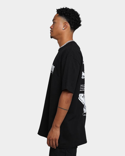 Rats Get Fat Butterfly Effect T-Shirt Black/White