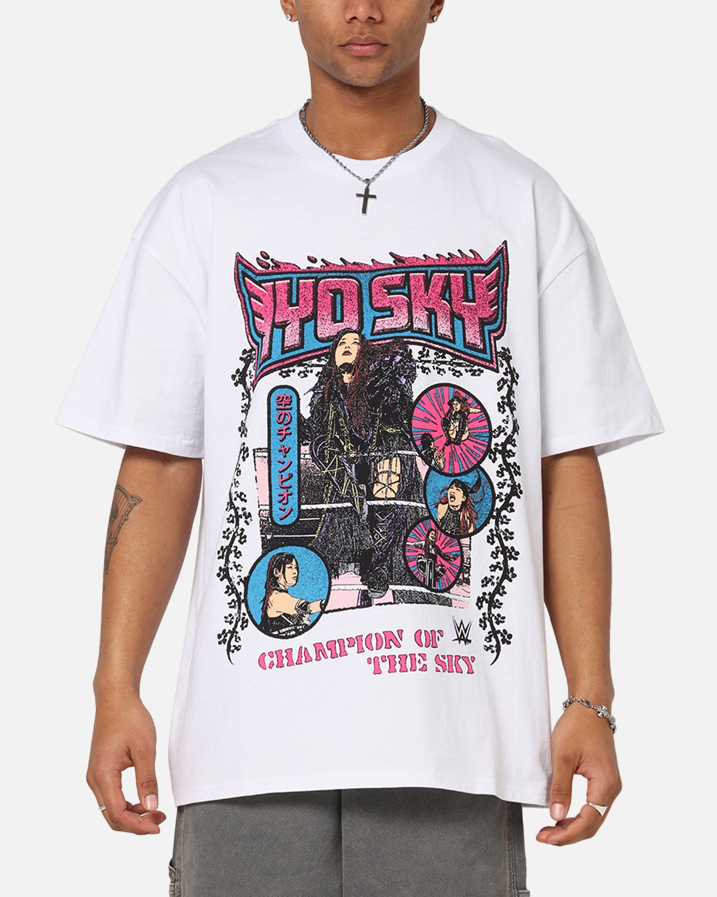 Culture Kings X WWE Iyo Sky Heavy T-Shirt White | Culture Kings US