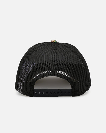 New Era Boston Red Sox 'Black Floral Tapestry' 9FORTY A-Frame Trucker Snapback Tapestry