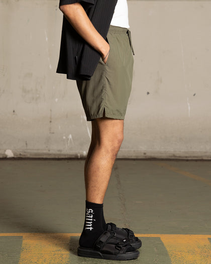Saint Morta Cali Beach Shorts Khaki Green