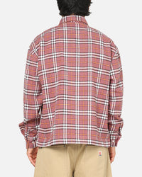 Carre Workwear Long Sleeve Button Up Shirt Pink