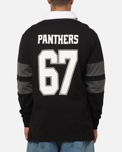 Bleacher Athletic Penrith Panthers NRL Legacy Rugby Polo Shirt Black