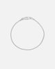 Saint Morta 2MM Palm Chain Bracelet White Gold