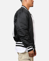 New Era X Alpha Series X NFL Pittsburgh Steelers MA-1 Bomber Jacket Black