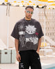Loiter Palm Spring Box T-Shirt Charcoal