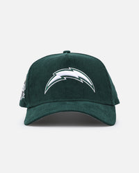New Era Los Angeles Chargers 'Dark Green Cord' 9FORTY A-Frame Corduroy Snapback Dark Green