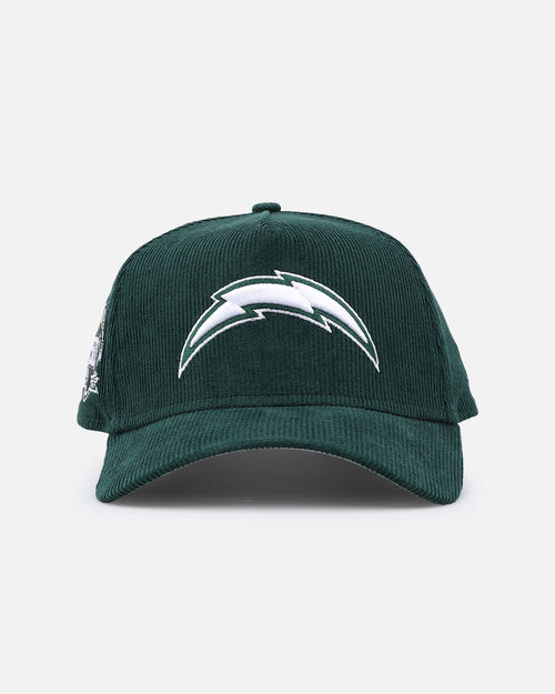 New Era Los Angeles Chargers 'Dark Green Cord' 9FORTY A-Frame Corduroy Snapback Dark Green