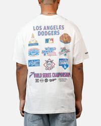 Mitchell & Ness Los Angeles Dodgers Championship Report "Champ Pack" T-Shirt Egret
