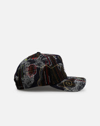 New Era Atlanta Braves 'Running Stitch' 9FORTY A-Frame Snapback Multi