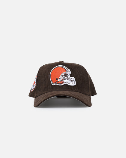 New Era Cleveland Browns 'Walnut Corduroy' 9FORTY A-Frame Snapback Walnut