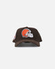 New Era Cleveland Browns 'Walnut Corduroy' 9FORTY A-Frame Snapback Walnut