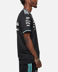 adidas x Mercedes-AMG PETRONAS Formula One F1 2025 Authentic Drive T-Shirt Black