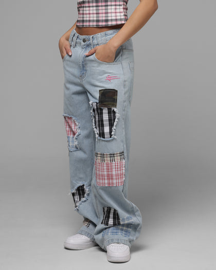 Loiter Patchwork Jeans Denim