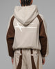 Loiter Hybrid Tek Zip Hoodie Stone